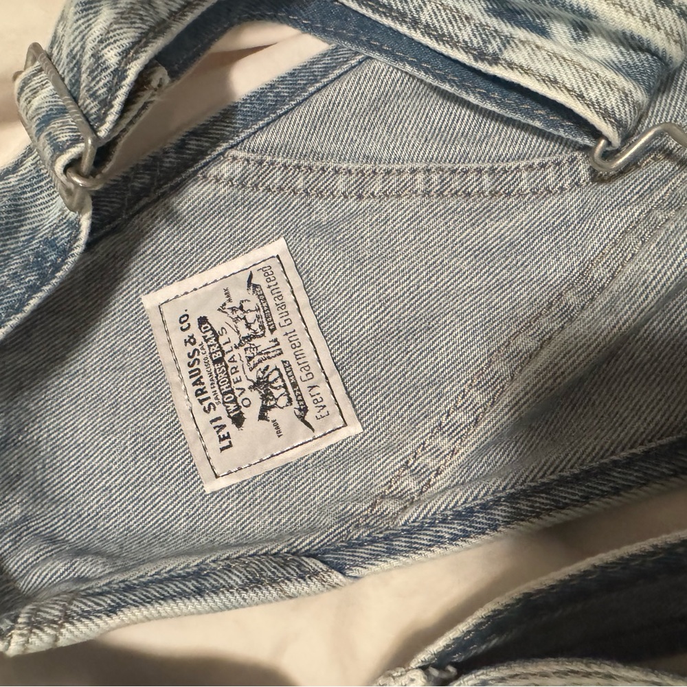 Levi’s Apron Drawstring Straight Leg Overalls size L - Picture 11 of 14